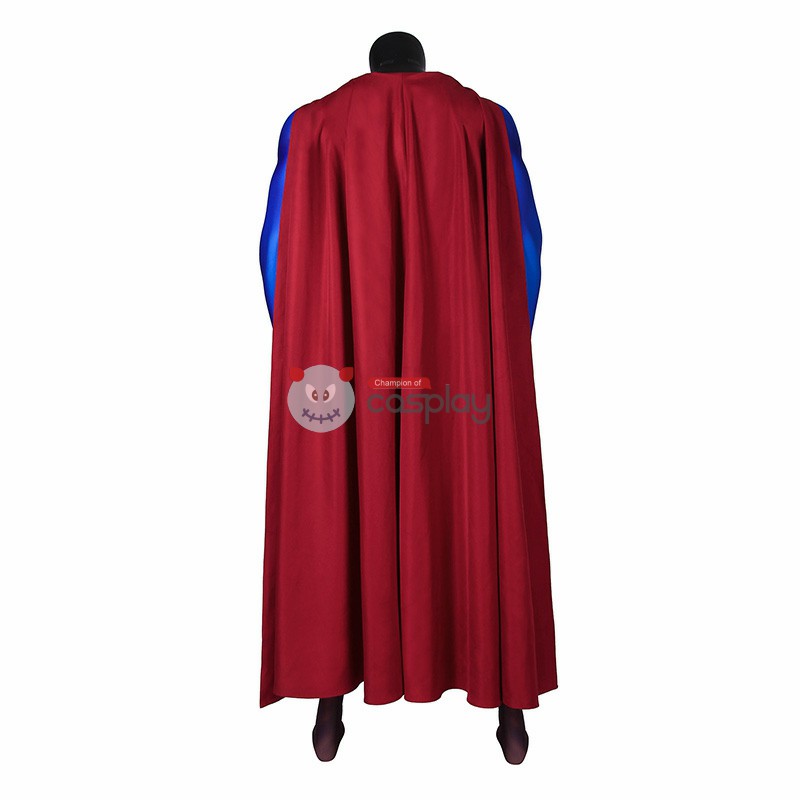 Clark Kent Return Blue Jumpsuit Steel Man Return Cosplay Costume